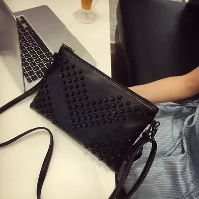 Wholesale Hot and Recommend 2016 Suede Envelope Clutch Bag (83412)