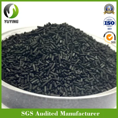 4.0 mm Cylindrical Coal-Based Activated Carbon for Catalyst Carrier or Catalyst