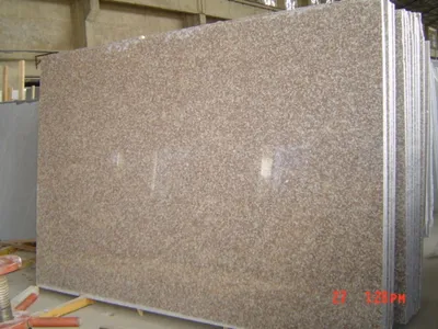 G687 Peach Red Granite Slabs