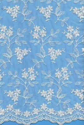 Mesh Allover Embroidery Lace(Fabric)
