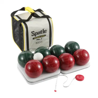 Backyard Bocce Ball Set with Resin Coating and Carry Bag