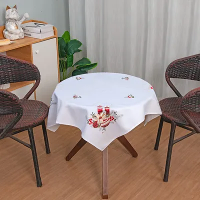 Embroidered Tablecloth Handmade Table Cover Decorative Handicraft Table Cloth