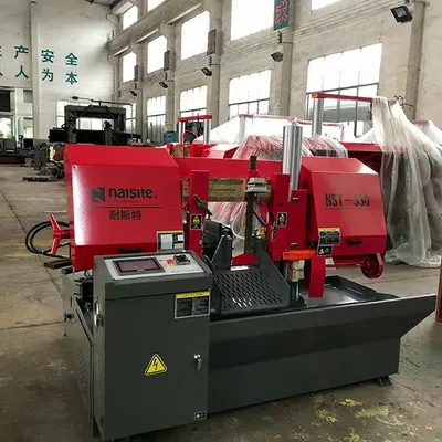Weirren-Nst330ncdoublecoumnmetai-Horizontal Band Saw Machine