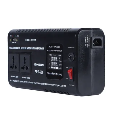 110V 220V Automatic Step up & Down Transformer with LED Display