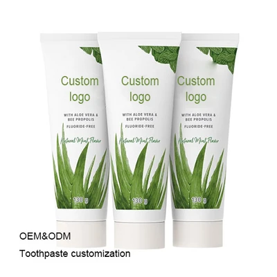 Charcoal Teeth Whitening Toothpaste Apple Flavor Pump Bottle Custom
