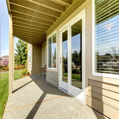 PVC French Doors with Shutter Inside (Veka AD70)