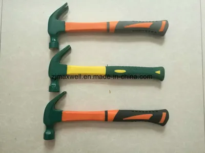 Claw Hammer with Soft Rubber Hammer Painted Head