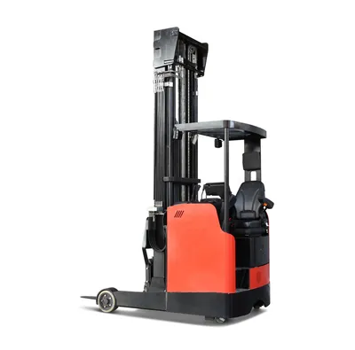 1.6-2ton Lead Acid Battery Ride-on Reack Forklift Max. Lift Height 8m Electric Fork Reach Truck