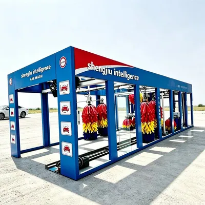 Intelligent Operation Fully Automatic Tunnel Car Wash Machine, High-Pressure Car Washer