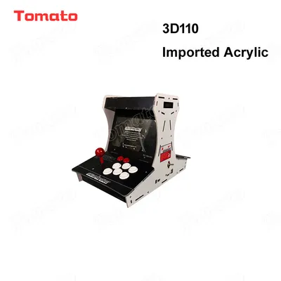Black 2363 in 1 Imported Acrylic Mini Indoor Outdoor Playground Arcade Video Home Game Console Machine for 2 Players
