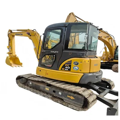 Used PC40mr Mini Crawler Excavators with Front Dozer Blade for Municipal Projects
