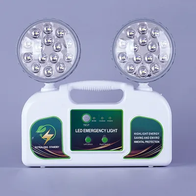 Long Endurance 3.7V Lithium Battery LED Emergency Rechargeable Dual Head Lights