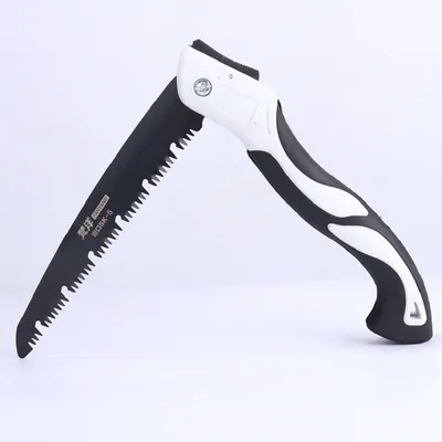 Hot Sale High Carbon Steel Sharp Blade Rustproof Folding Hand Saw Handheld Camping Branch Cutting Foldable Garden Pruning Saw