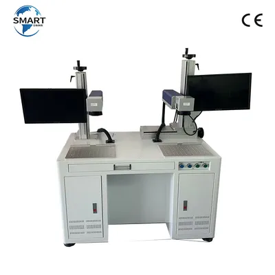 20W 30W Industrial Laser Marking Mopa Double Head Laser Marking Machine