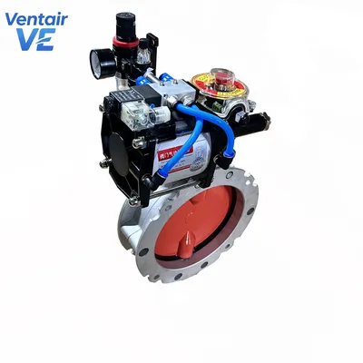 Heavy-Duty Pneumatic Dust Control Butterfly Valve for Cement
