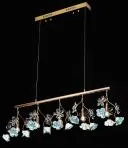 Modern Villa Decoration Pendant Light Custom Luxury LED Crystal Chandelier