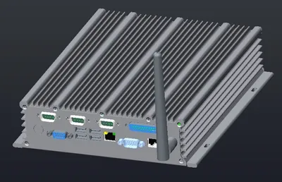 Fanless 1037u Embedded Industrial PC /PC System with WiFi Function (MD6)