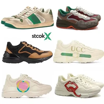 Designer Luxury Shoes Chunky Sneakers Retro Men′ S Brand Women′ S Leather Classic Student