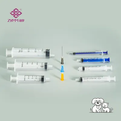 Color Coded Veterinary Injection Syringe for Quick Needle Gauge Identification Veterinary Syringe