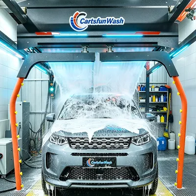 Touchless Car Wash Machine High Pressure Quick Drying Commercial Car Washer Factory Direct for Gas Station Carwash Business