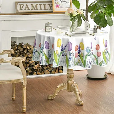 Custom Tablecloth Washable Dust Proof Wrinkle Resistant