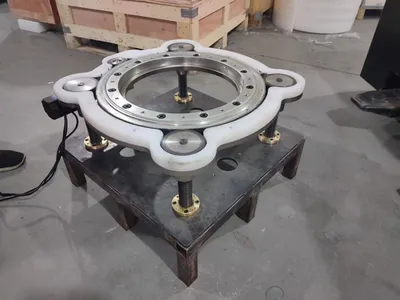 600W Four Shaft Lifting and Rotating Jacking Device 1000kg Load Capacity Electric Jacking, Lifting Merchanism Agv