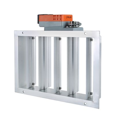 Long Service Life Aluminum Electric Adjustable Damper for Air Volume Control in Air Vent and Air Duct, Produced by Welding Process