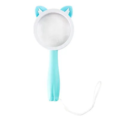 Toy Children's Cartoon Cat Magnifying Glass, Anti Fall Scientific Experiment