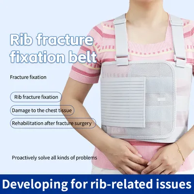 Rib Fracture Fixation Belt Rib Support Brace Premium Elastic Rib Brace Lumber Vertebra