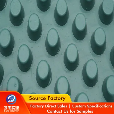 Plastic Drainage Board Waterproof Protection Dimple Studded Drainage Board Roof Garden Basement OEM
