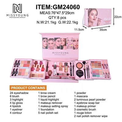 Glamour Makeup Essentials Kit for Beautiful Looks Everywhere Makeup Sets