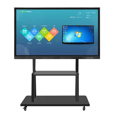 Ultra HD 75 Inch Multitouch No Projector Teaching Classroom Wireless Digital Interactive Whiteboard Smart Board Price