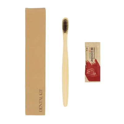 Custom Luxury Hotel Amenities Travel Disposable Toothbrush Toothpaste Set Dental Kit