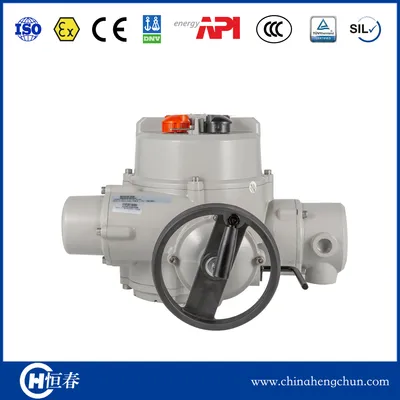 IP68 DC24V 110V 220V 380V Part Turn Intelligent on-off/ 4-20mA Type Thermal Regulator Valve Electric Actuator