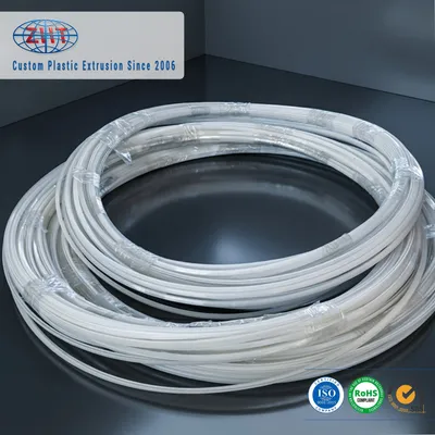 White UHMWPE 6.4X9.5mm U-Channel for Conveyor Wear Strip
