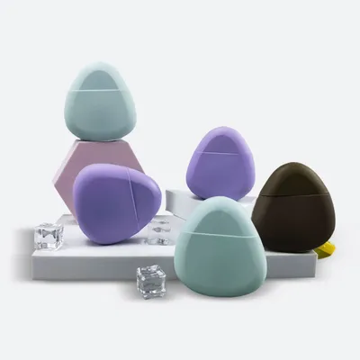 Custom HDPE 60ml Oval Shape Colorful Sunscreen Cream Hand Cream Plastic Squeeze Bottle with Twist Cap