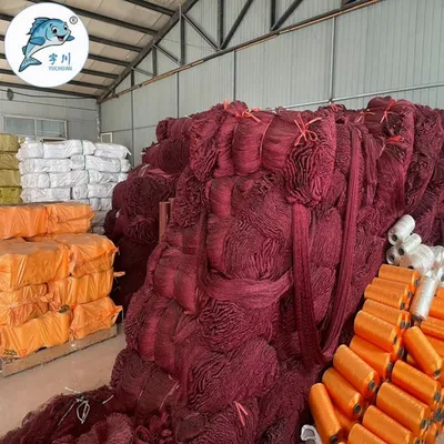 High Tech Treated Nylon Multifilament Fishing Net Anti UV Coating Extend Service Life in Strong Sunlight Area
