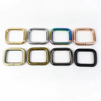25mm Metal O D Ring Buckle Bag Hardware Accessories Backpack Strap Adjuster Clasp Webbing Belt Hook