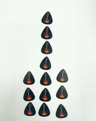 Hot Sale Factory Custom Logo Color Celluloid Guitar Picks/Guitar Plectrum Accessories (LZSGP02)