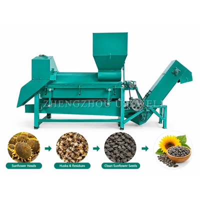 Sunflower Thresher Machine 800kg/H for Oilseed Sunflower Processing