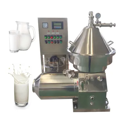High Automation 2000-3000L/H Centrifugal Milk Separator Machine / Milk Cream Separator