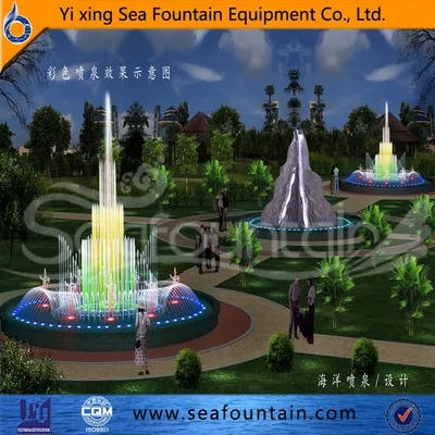 Combination Type Music Water Fountain in Park
