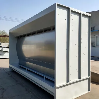 High Pressure Water Washing Booth 201ss Customized Length Paint Mist Purification Equipment ISO9001 Patent