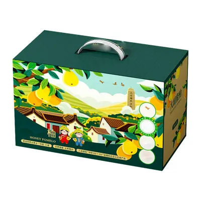 Non-Toxic Coated Cardboard Fruit Packing Box Is Safe Eco-Friendly and Ideal for Storing Fresh Strawberries for Export