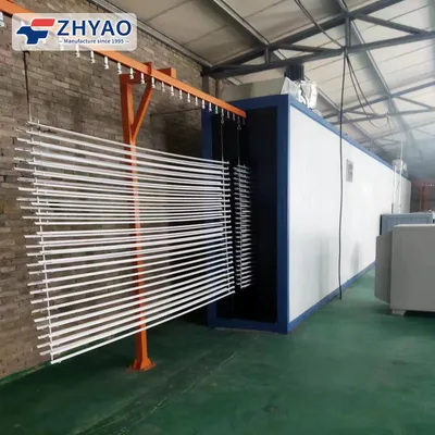 Powder Coating System, Automatic Powder Coating Line for Aluminum Profiles, Wire Mesh