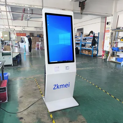 43 Inch Windows System Self Service Kiosks with Qr Code Thermal Printer
