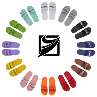Slides Custom Logo Men Slippers Sandals Hot Sale Massage Slippers