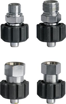 Swivel Screw Quick Coupling with Black