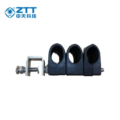 7/8" 3 Rows Through Core Type Clamp Communication RF Coaxial Cable
