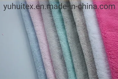 Polyester Flannelplain Fabric Is Used for Home Clothes and Pajamas